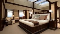 Superyacht Helix Main deck Master Cabin 